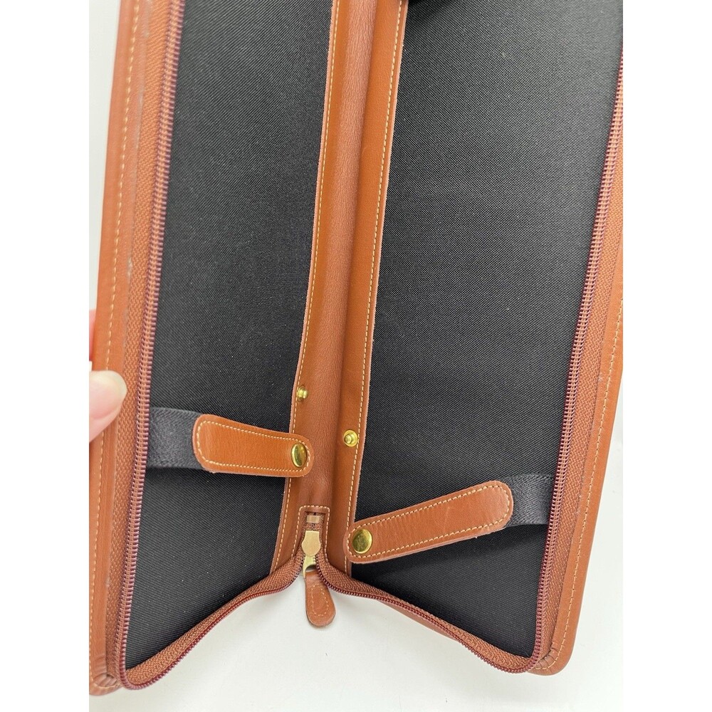 COACH Men's Vintage Leather Travel Tie Case British Tan 7230 - Picture 5 of 6